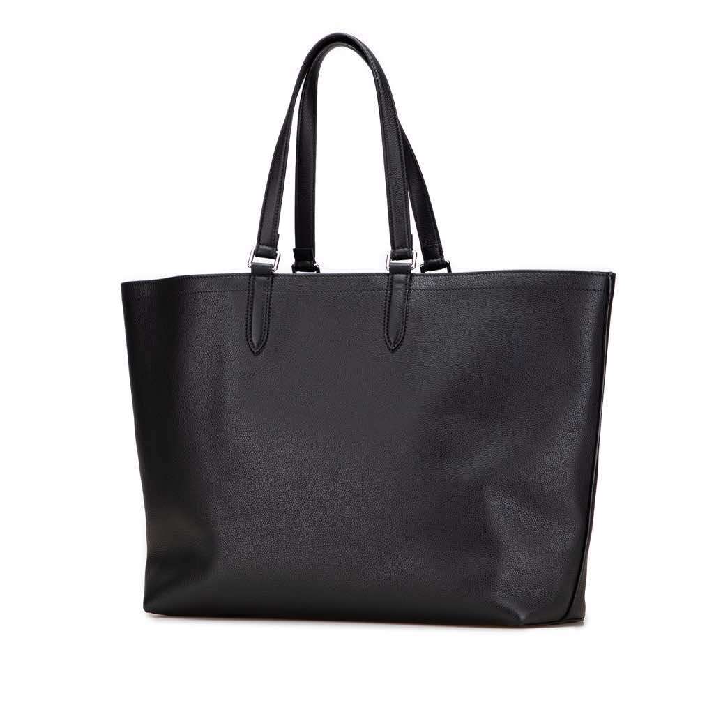 Fendi Embossed Leather Logo Tote - 2