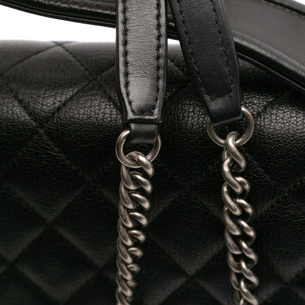 Chanel Medium Quilted Goatskin CC University Flap - Image 13