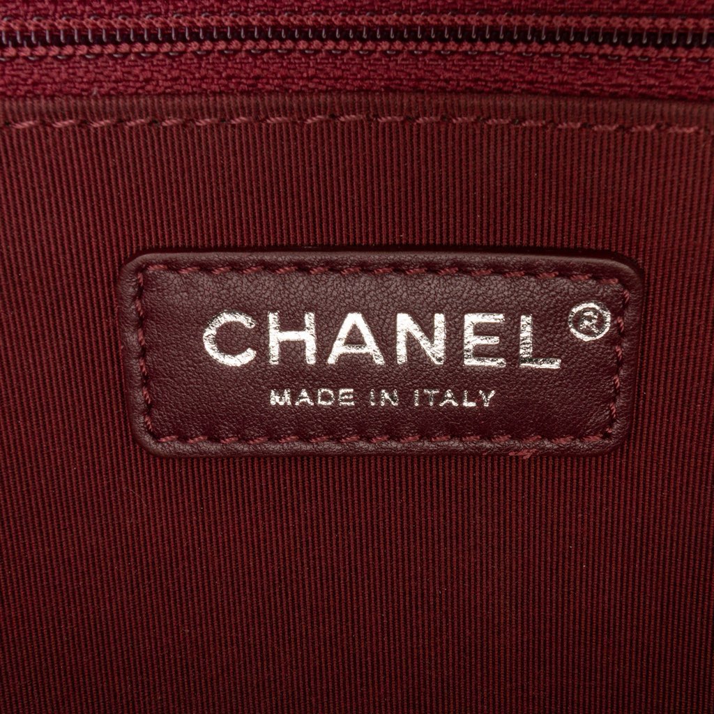 Chanel Medium Quilted Goatskin CC University Flap - Side view