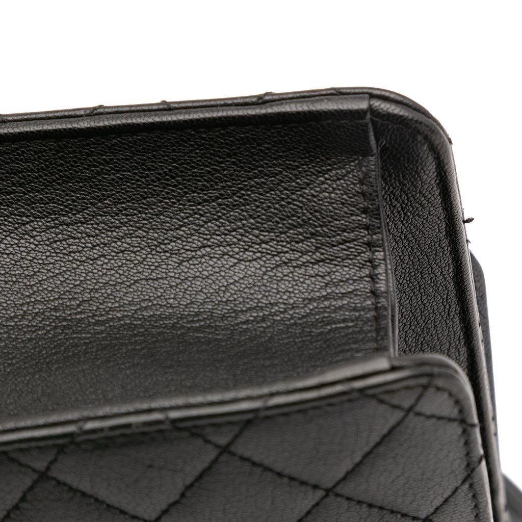 Chanel Medium Quilted Goatskin CC University Flap - Detail 2