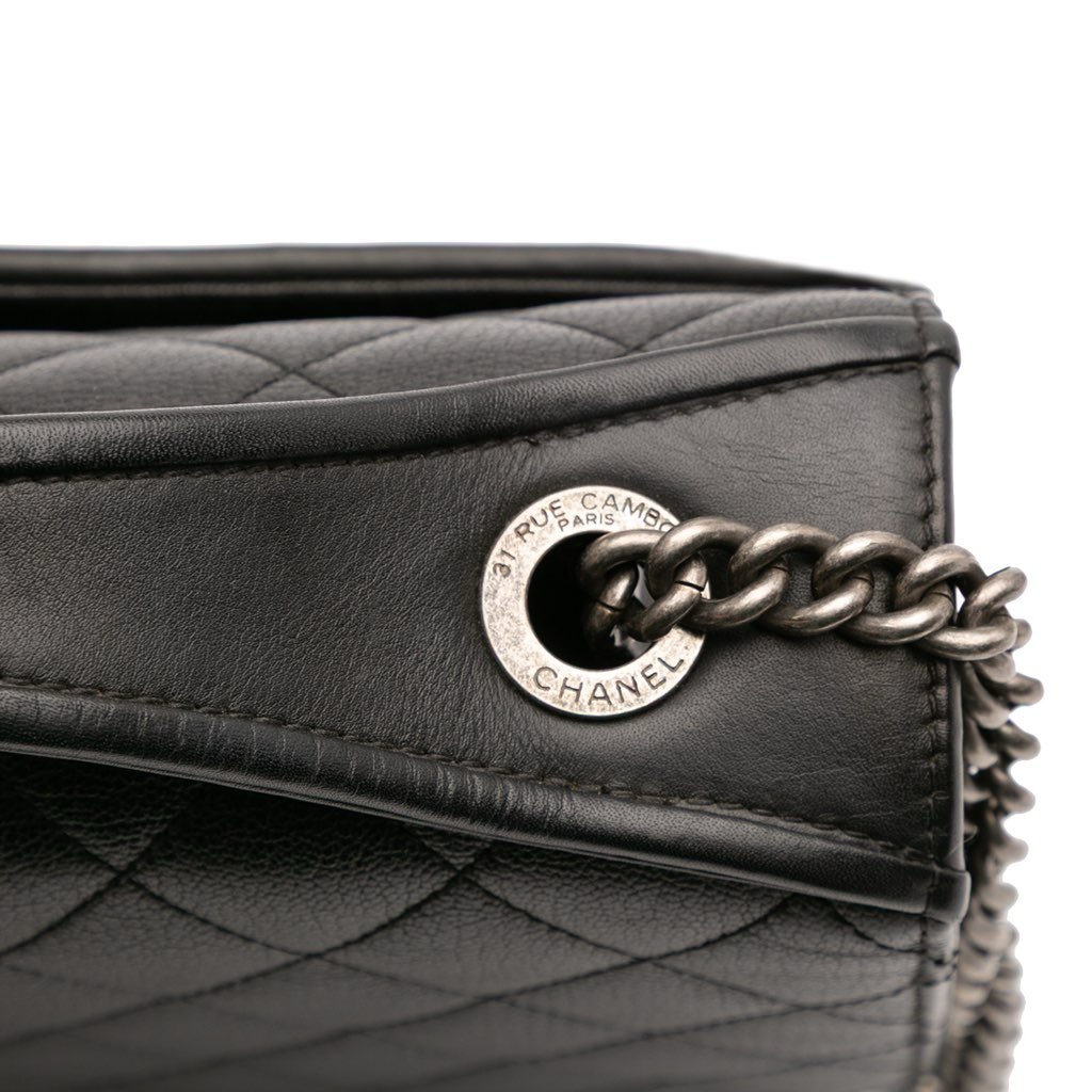 Chanel Medium Quilted Goatskin CC University Flap - Image 11