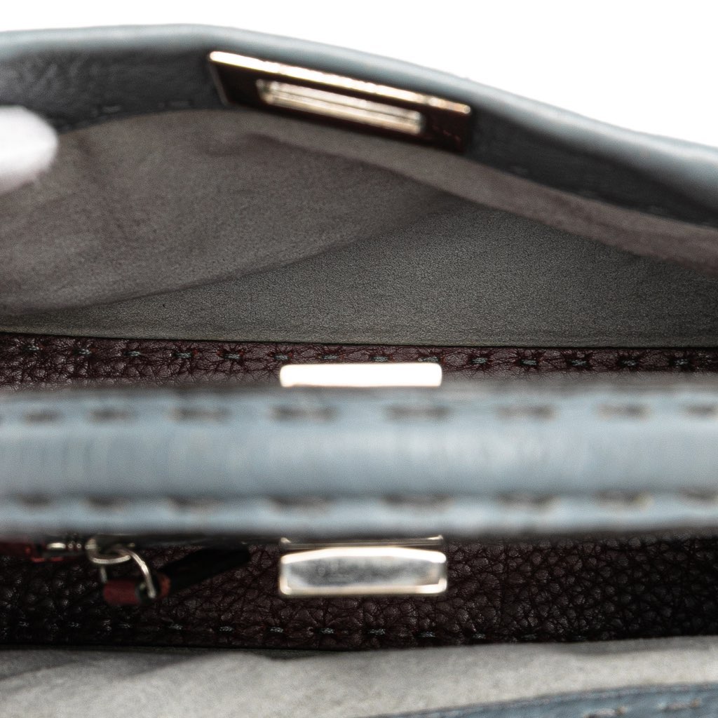 Fendi Mini Leather Selleria Peekaboo Iconic Satchel - 4