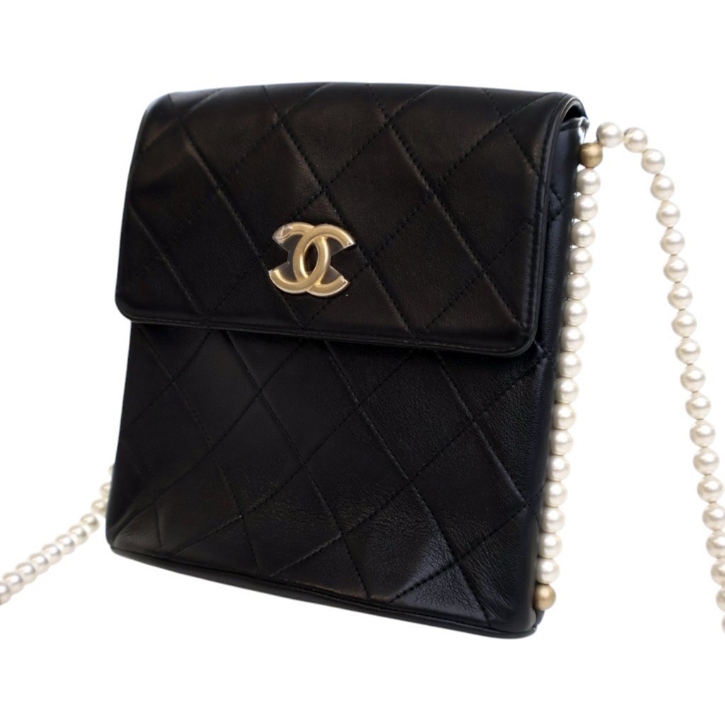 Chanel Small Quilted Calfskin About Pearls Hobo - 3
