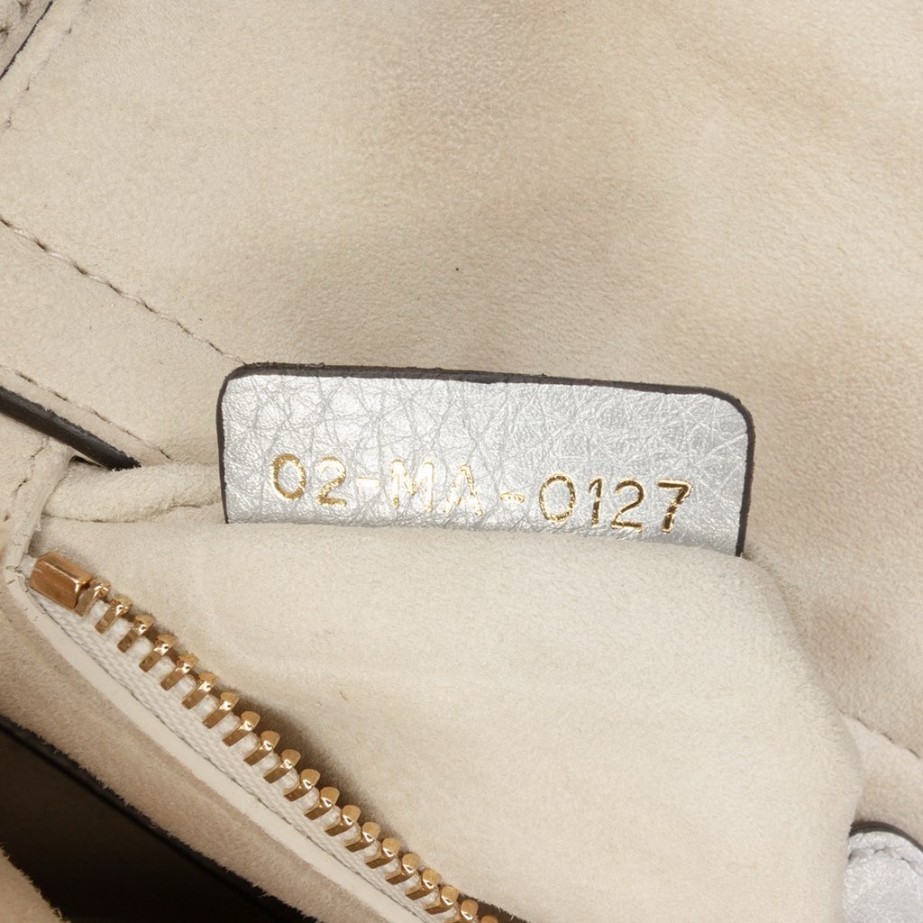 Dior Mini Metallic Grained Calfskin Cannage Lady Dior - Detail 1