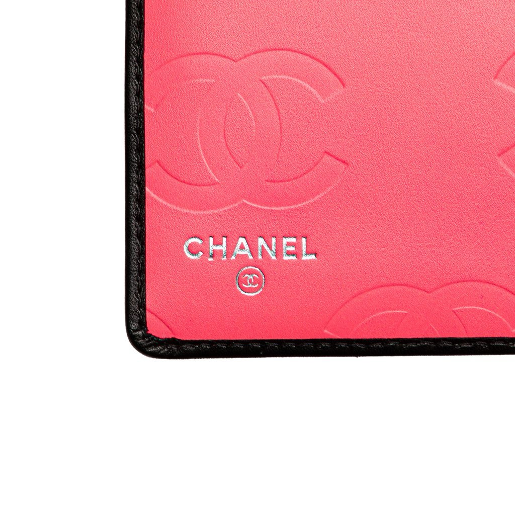 Chanel Quilted Lambskin Cambon Ligne Bifold Wallet - Detail 1
