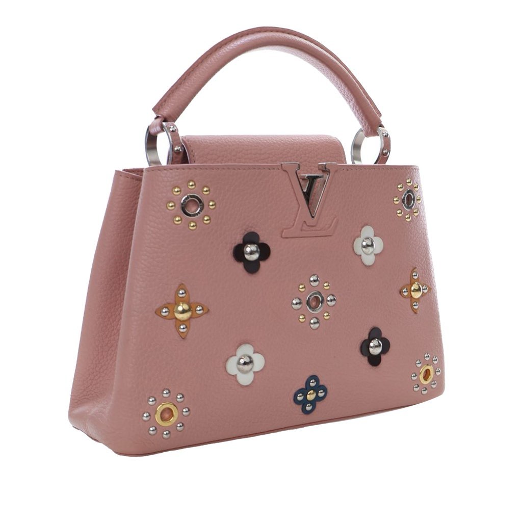 Louis Vuitton Taurillon Mechanical Flowers Capucines BB - Back view