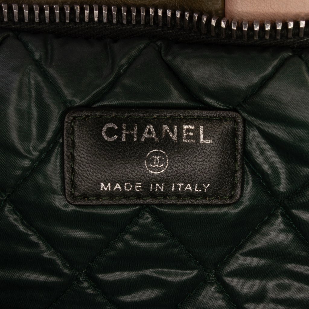 Chanel Large Lambskin Colorblock Patchwork O Case - 5