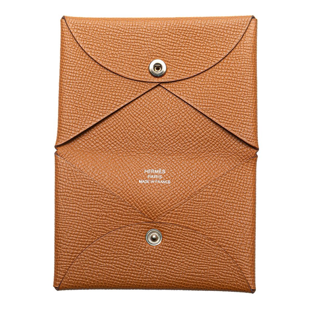 Hermès Epsom Calvi Card Holder - 4
