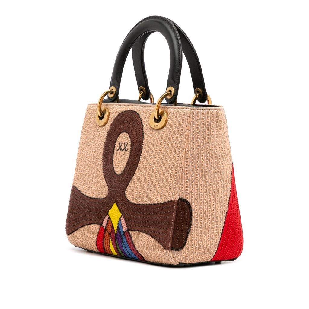 Dior Medium Calfskin Beaded and Embroidered Tarot Judgment Lady Dior - 2