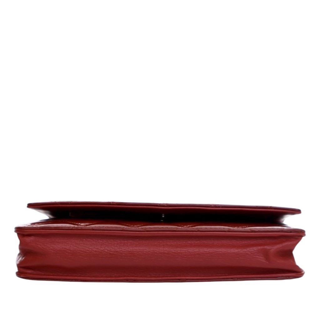 Chanel Quilted Patent Brilliant Wallet On Chain - 5