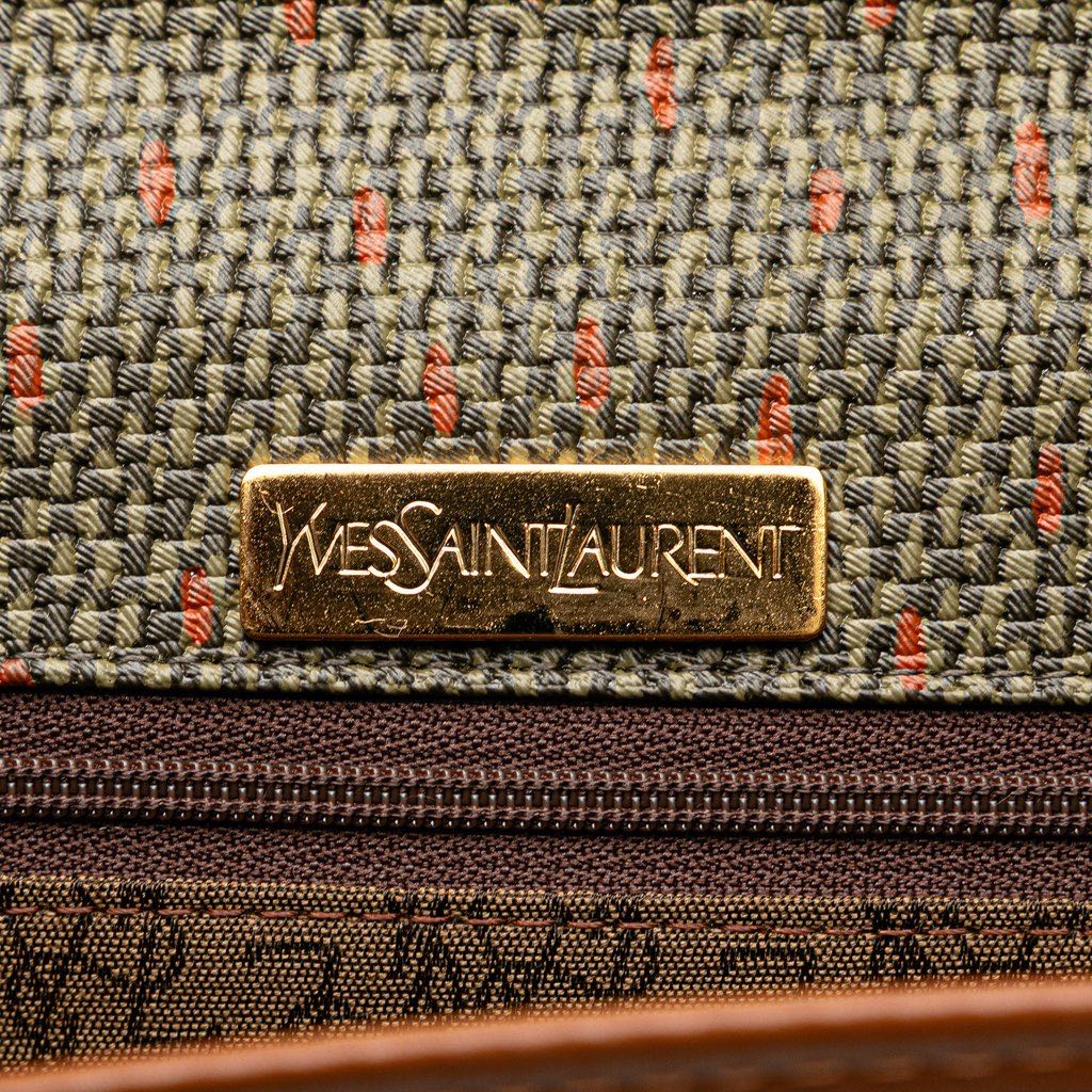 Saint Laurent Coated Canvas Satchel - 5