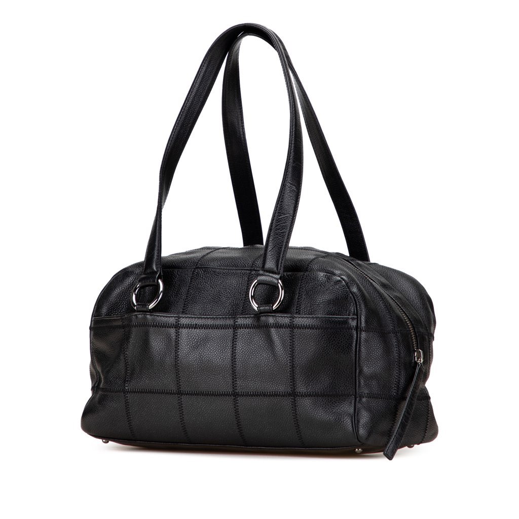 Chanel Choco Bar Caviar Shoulder Bag - 2