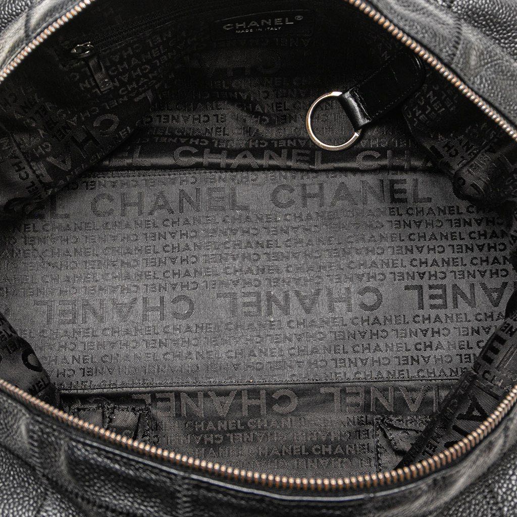 Chanel Choco Bar Caviar Shoulder Bag - 4