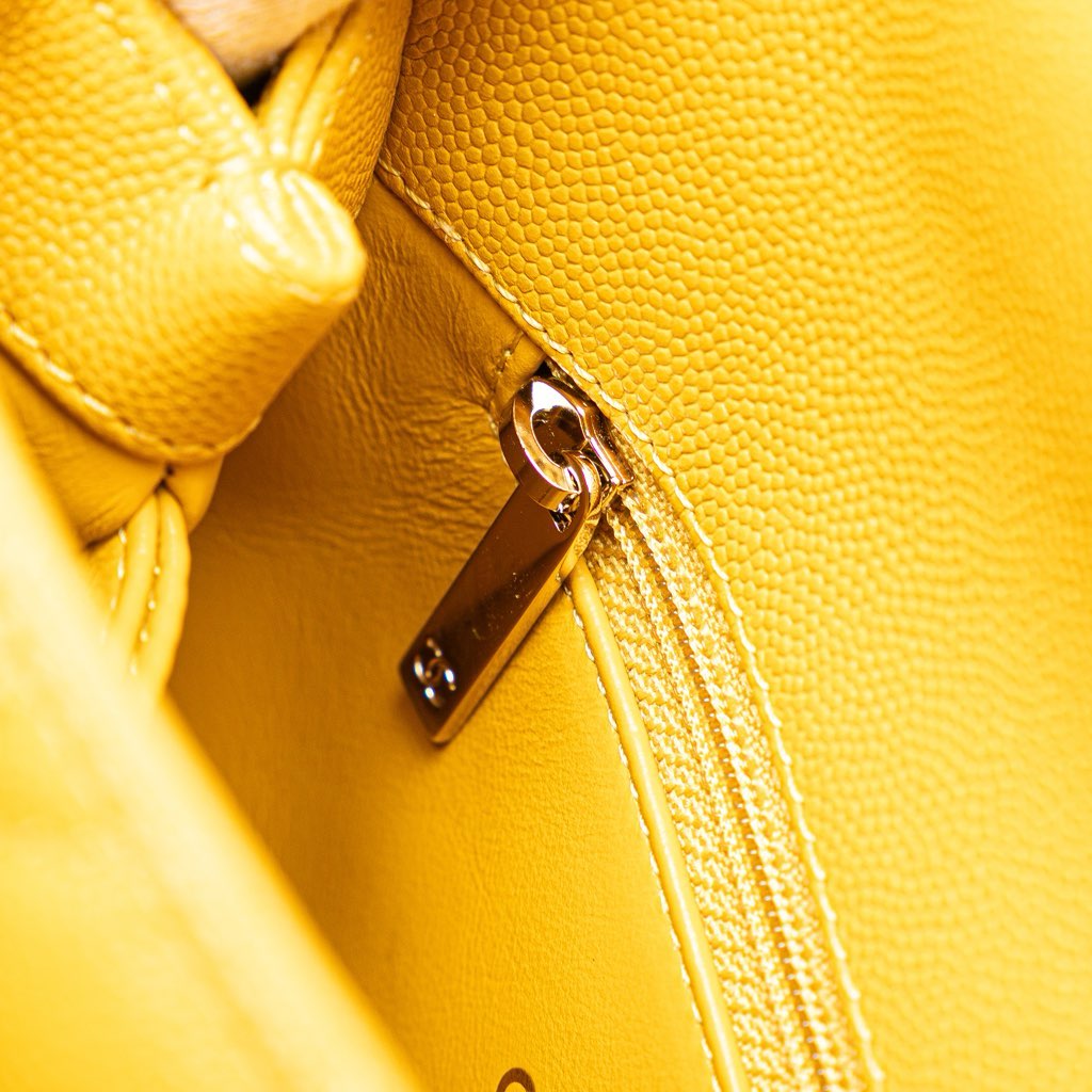 Chanel Extra Mini Quilted Caviar Coco Top Handle Bag - Detail 1