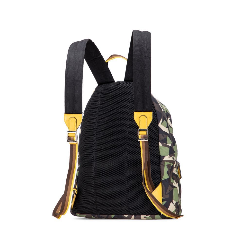 Fendi Camouflage Print Nylon Bugs Backpack - 2