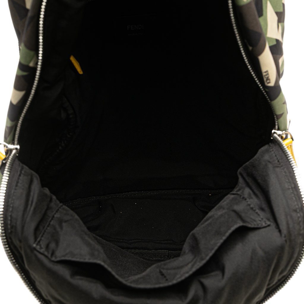 Fendi Camouflage Print Nylon Bugs Backpack - 4