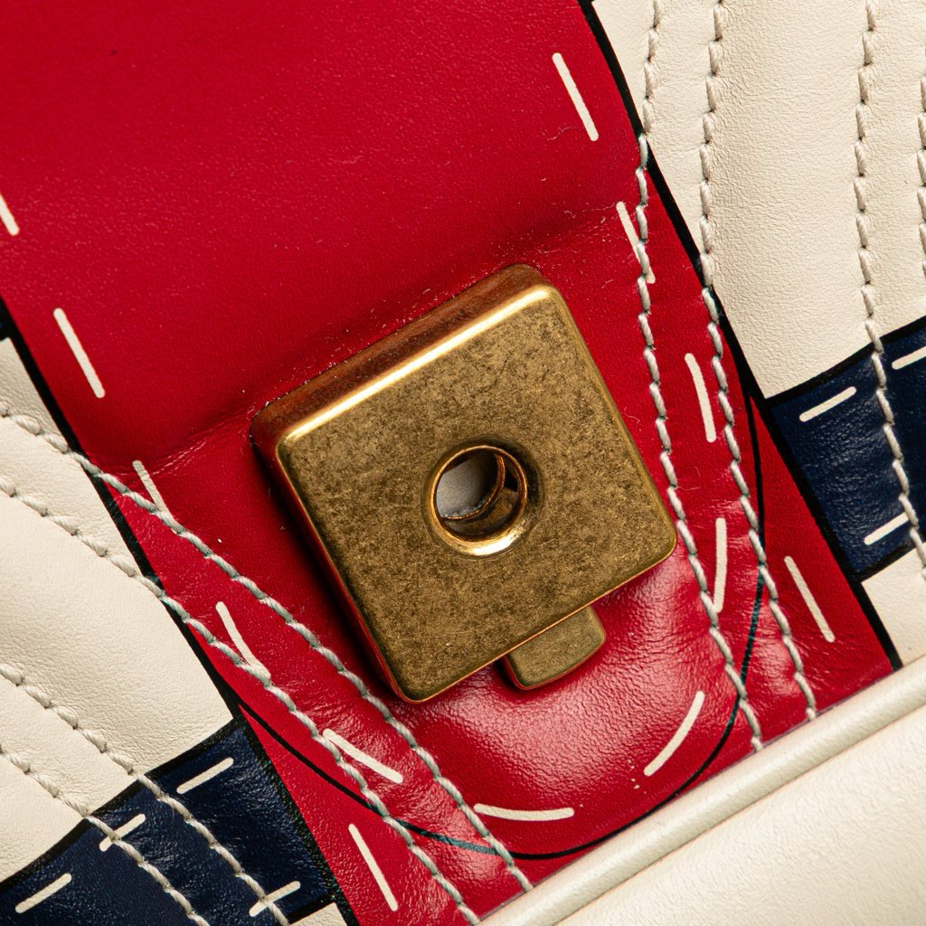 Gucci Medium GG Marmont Matelasse Leather Trompe L oeil Shoulder Bag - Image 10