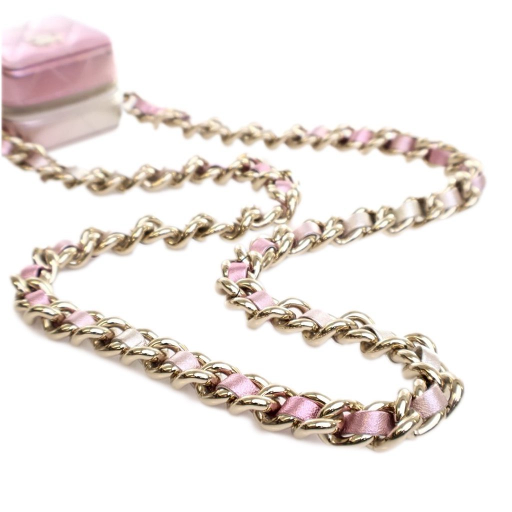 Chanel Mini Metallic Lambskin Coco Punk Cube Bag - Image 14