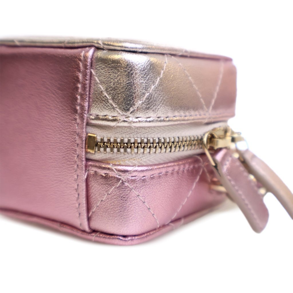 Chanel Mini Metallic Lambskin Coco Punk Cube Bag - Image 10