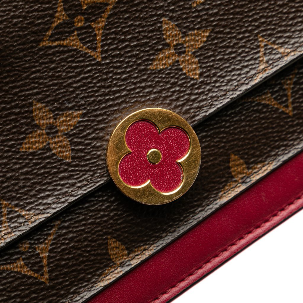 Louis Vuitton Monogram Flore Wallet On Chain - Image 10