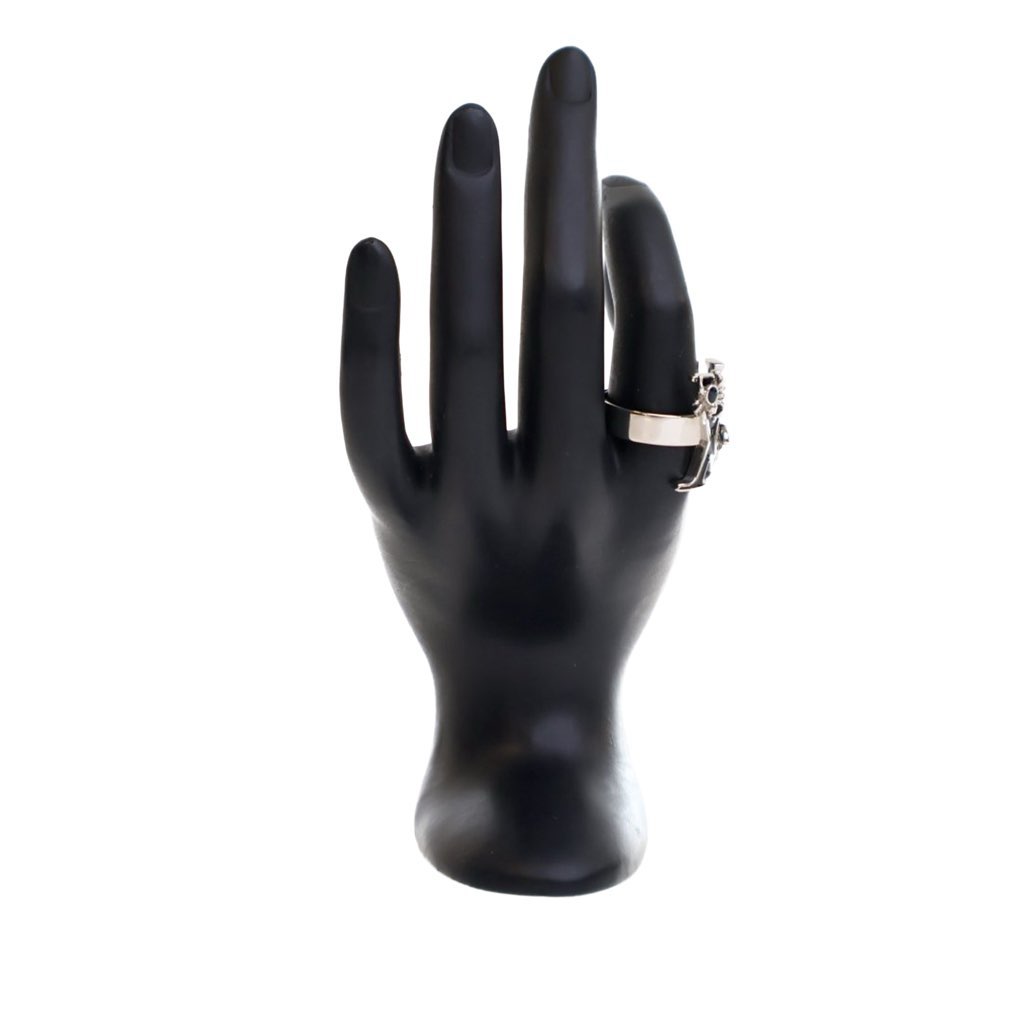 Louis Vuitton Palladium Plated Enamel Fairytale Cocktail Ring - Detail 2