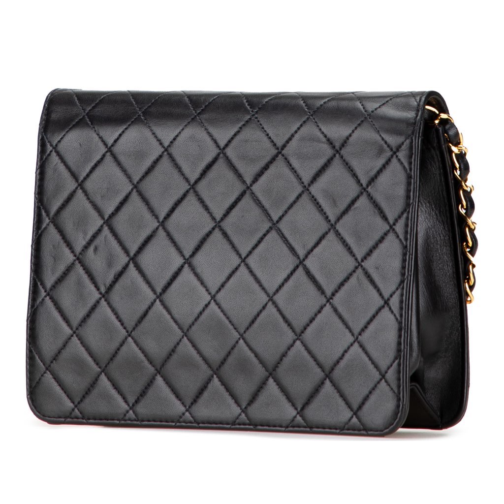 Chanel Small CC Quilted Lambskin Single Flap - 2