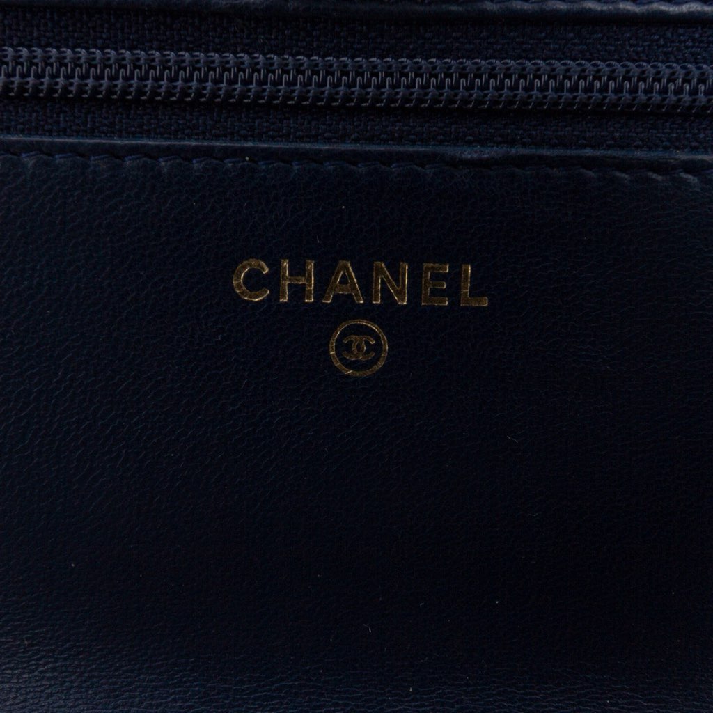Chanel Lambskin Trendy CC Wallet On Chain - 5