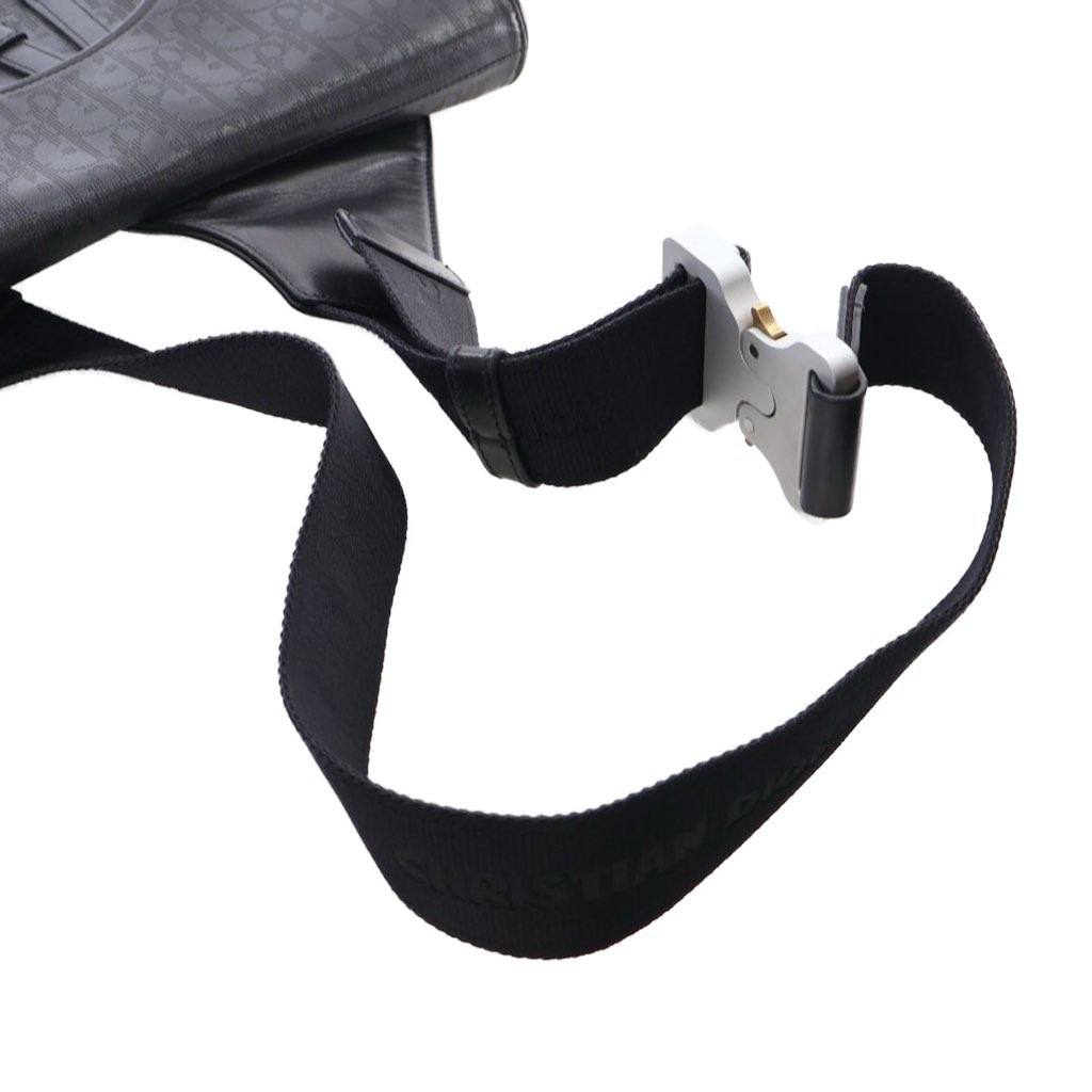 Dior Oblique Perforated Calfskin Galaxy Saddle Bag - Image 13