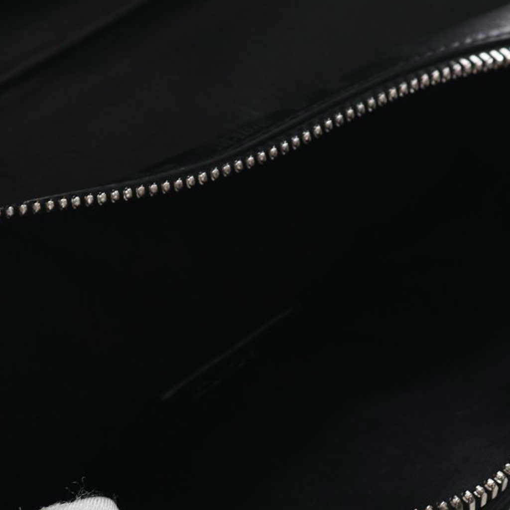 Dior Oblique Perforated Calfskin Galaxy Saddle Bag - Side view