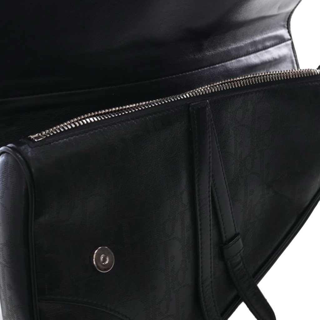 Dior Oblique Perforated Calfskin Galaxy Saddle Bag - Detail 2