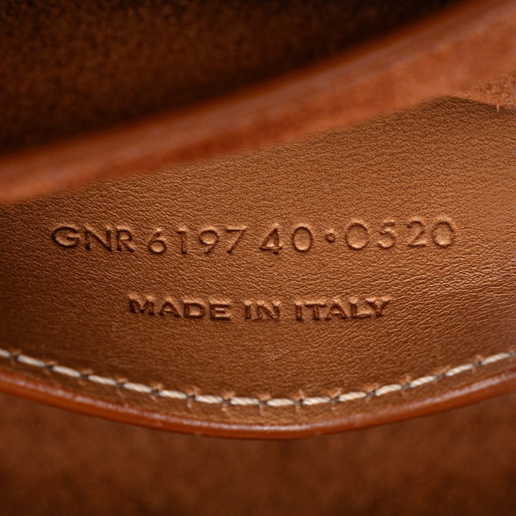 Saint Laurent Small Calfskin and Canvas Kaia Crossbody - Detail 1