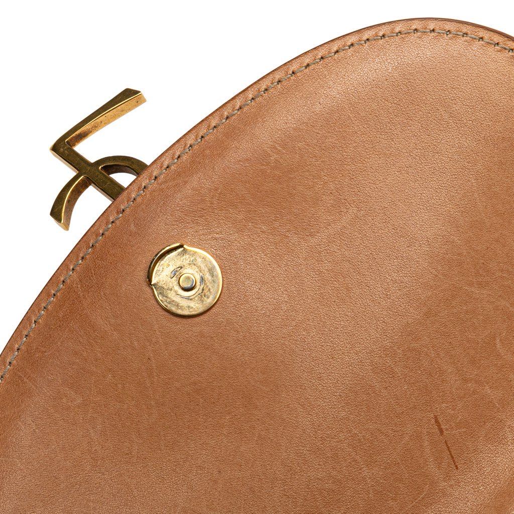 Saint Laurent Small Calfskin and Canvas Kaia Crossbody - Image 10