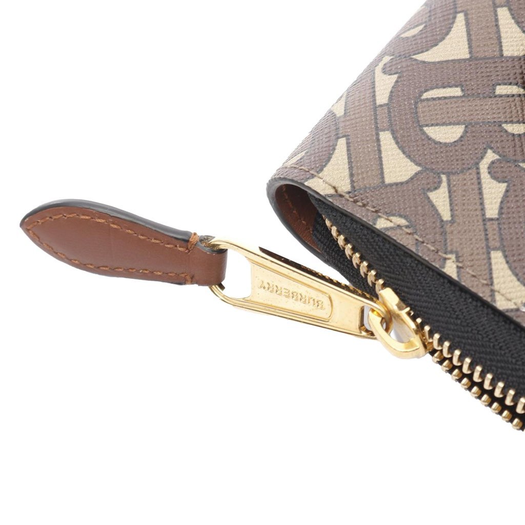 Burberry TB Monogram Coated Canvas Clutch - Detail 1