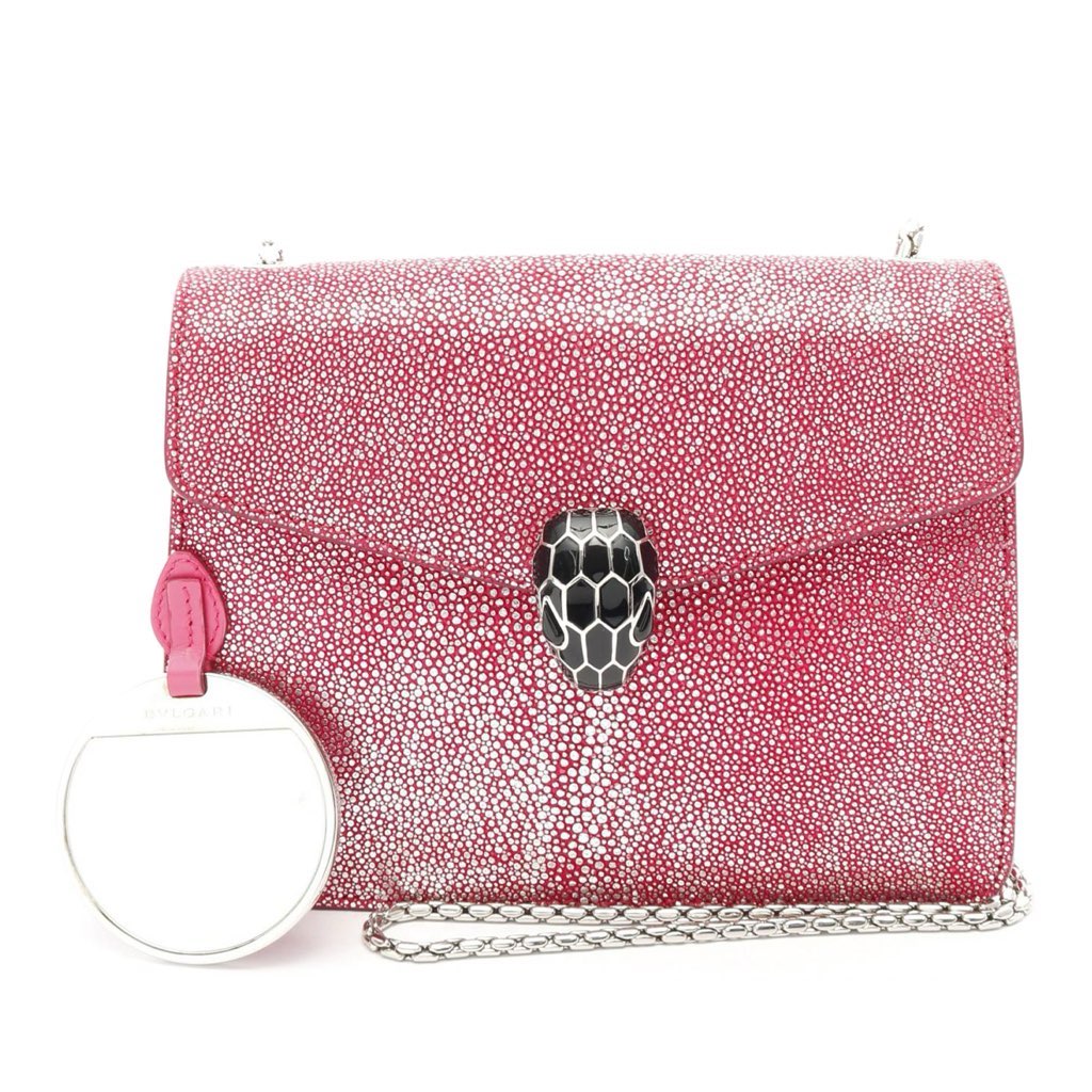 Bvlgari Galuchat and Calfskin Serpenti Forever Crossbody