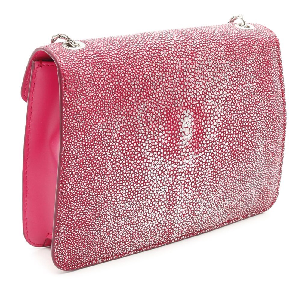 Bvlgari Galuchat and Calfskin Serpenti Forever Crossbody - Back view