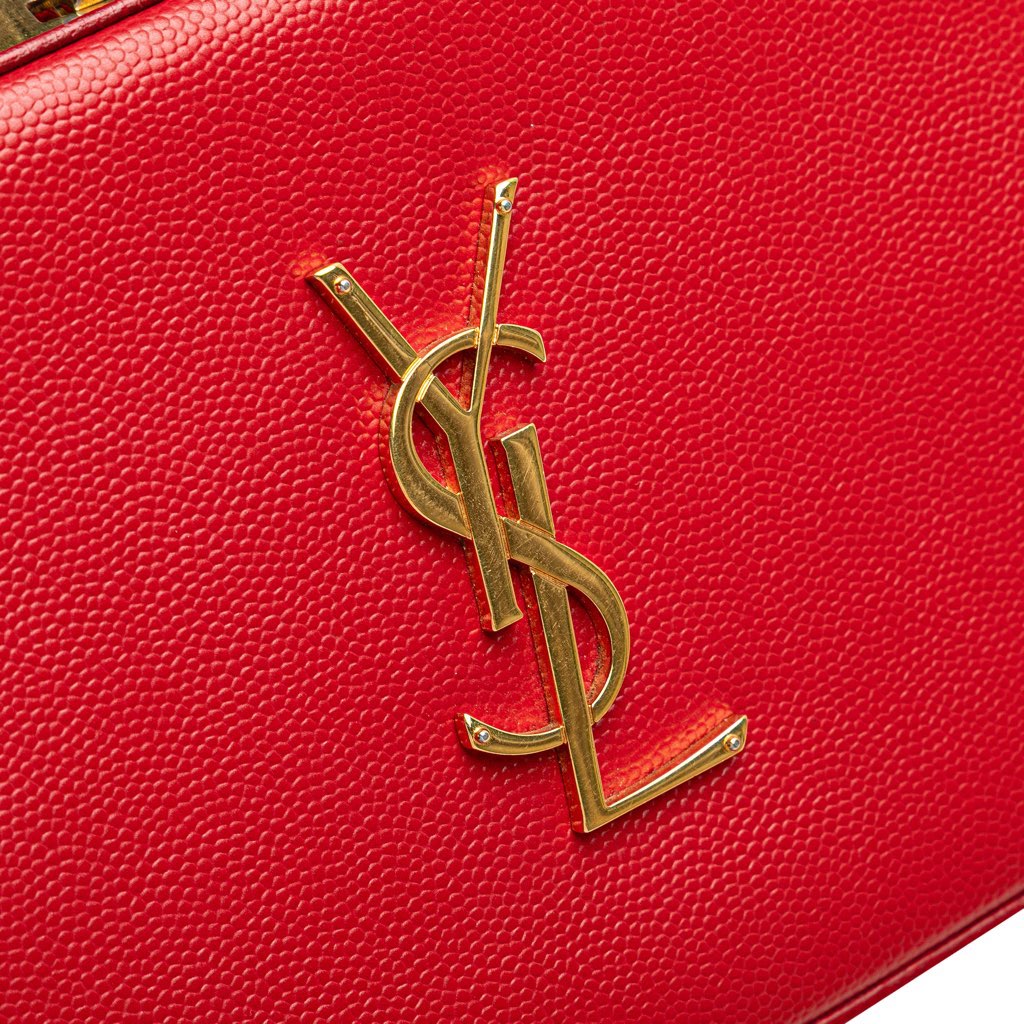 Saint Laurent Small Grain De Poudre Classic Monogram Camera Bag - Image 10