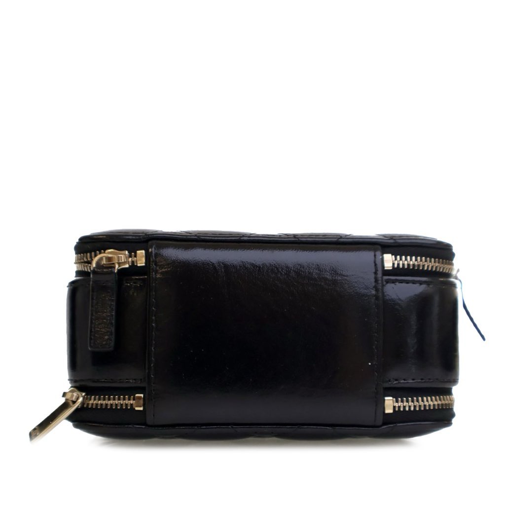 Chanel Mini CC Glazed Calfskin Double Zip Top Handle Vanity Case - 3