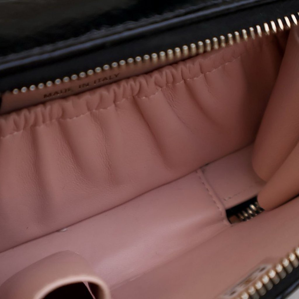 Chanel Mini CC Glazed Calfskin Double Zip Top Handle Vanity Case - 4