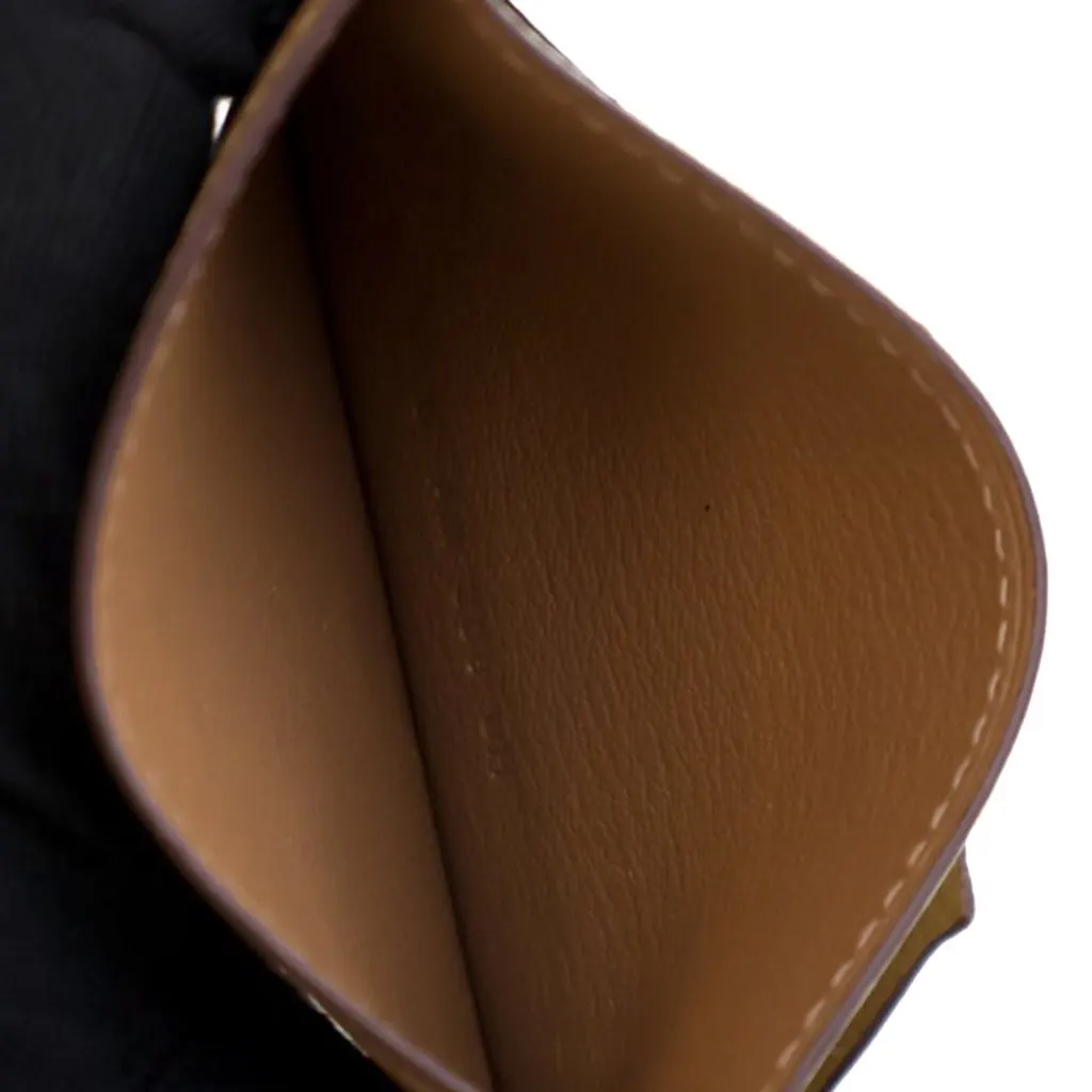 Hermès Chevre Mysore and Epsom Les Petits Chevaux Card Holder Brown Leather Good - Box View