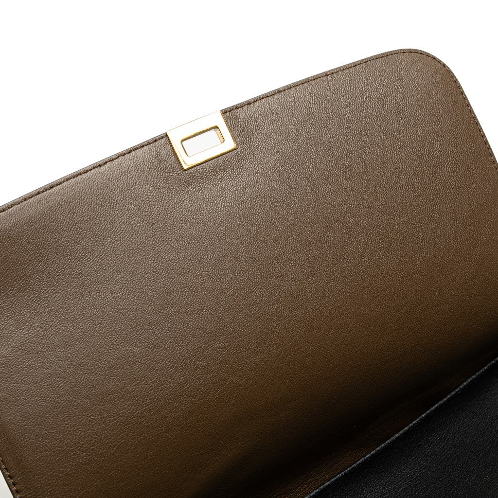 Celine Medium Tricolor Leather Trapeze Satchel - Image 11