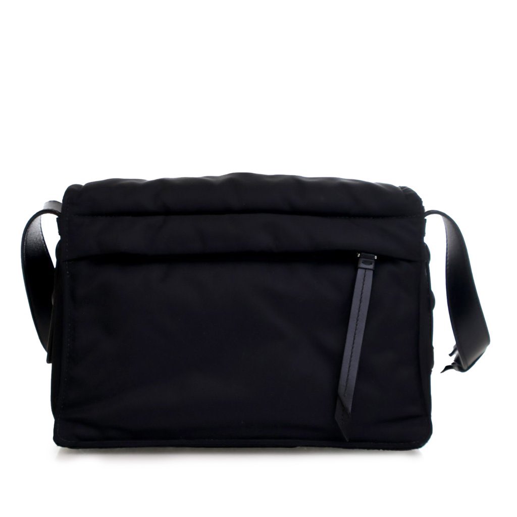 Prada Small Re Nylon Padded Traveller Shoulder Bag - Back view