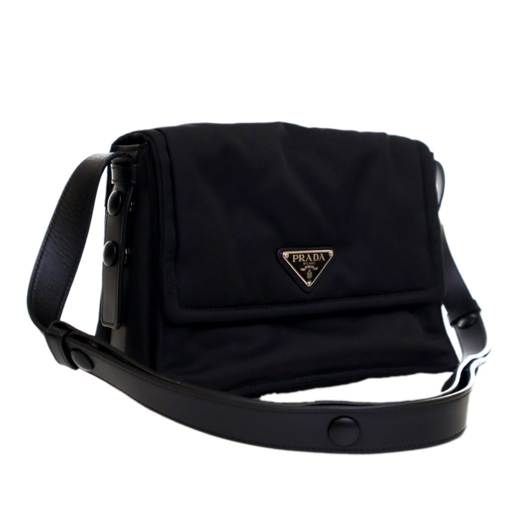Prada Small Re Nylon Padded Traveller Shoulder Bag - Image 13
