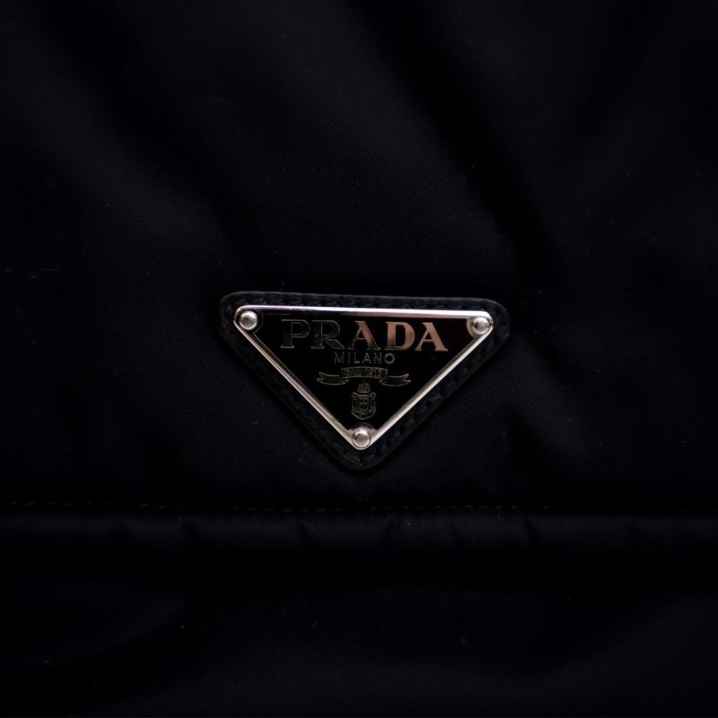 Prada Small Re Nylon Padded Traveller Shoulder Bag - Side view