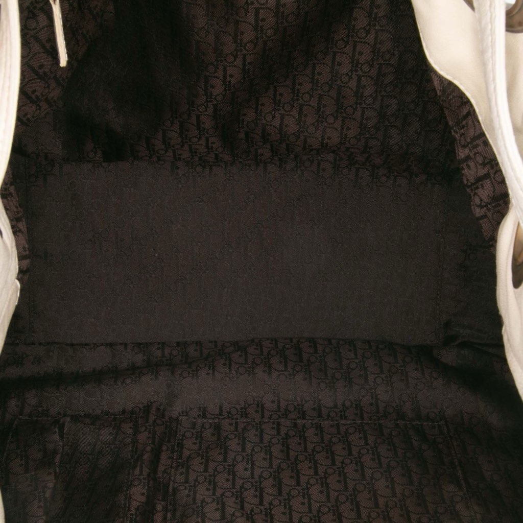 Dior Lambskin Cannage Drawstring Hobo - 4
