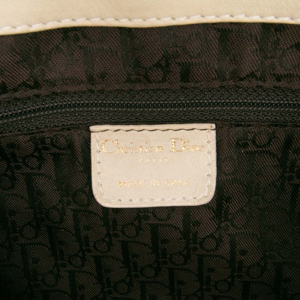 Dior Lambskin Cannage Drawstring Hobo - 5