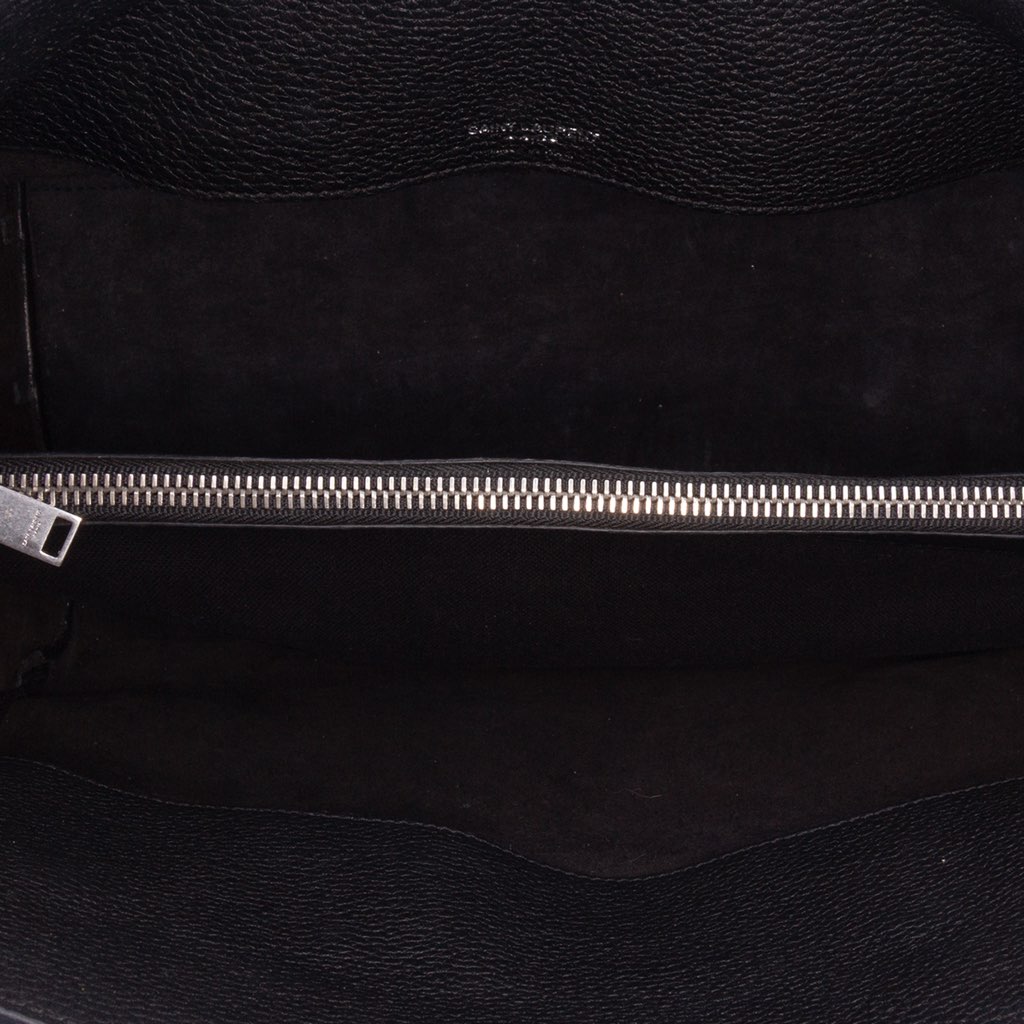 Saint Laurent Small Grained Calfskin Supple Sac De Jour Satchel - 4