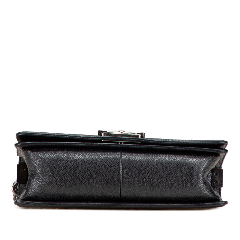 Chanel Medium Quilted Tweed Caviar Boy Flap - Image 6