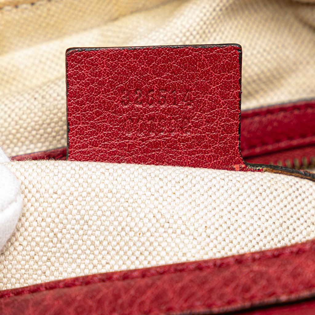 Gucci Small Grained Calfskin Miss GG Satchel - Detail 1