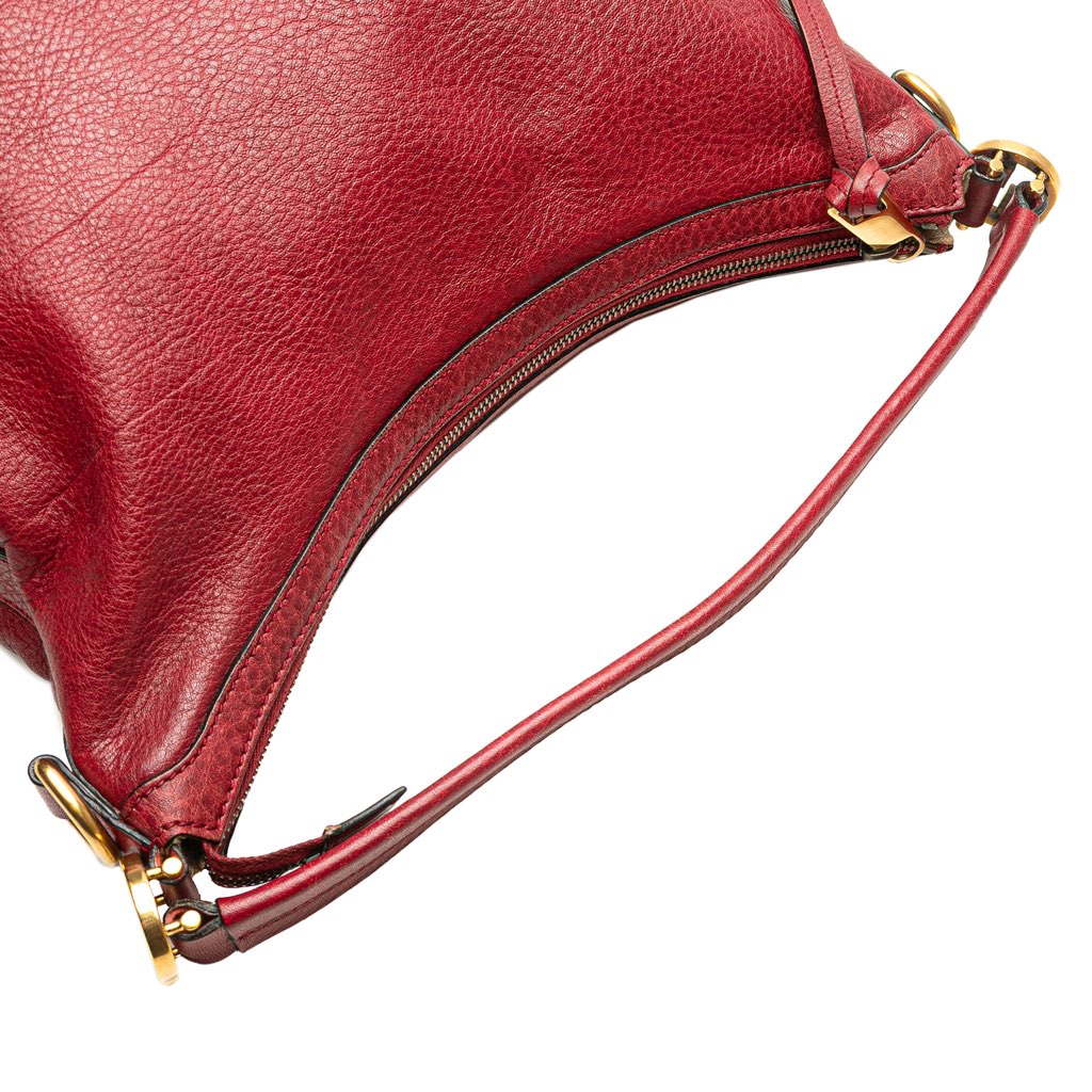 Gucci Small Grained Calfskin Miss GG Satchel - Detail 2