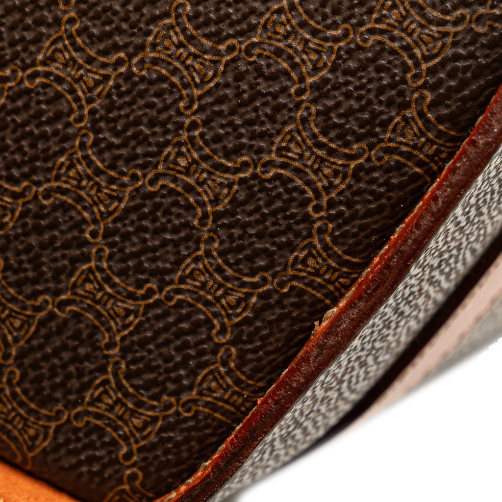 Celine Macadam Coated Canvas Triomphe Blason Handbag - Image 12